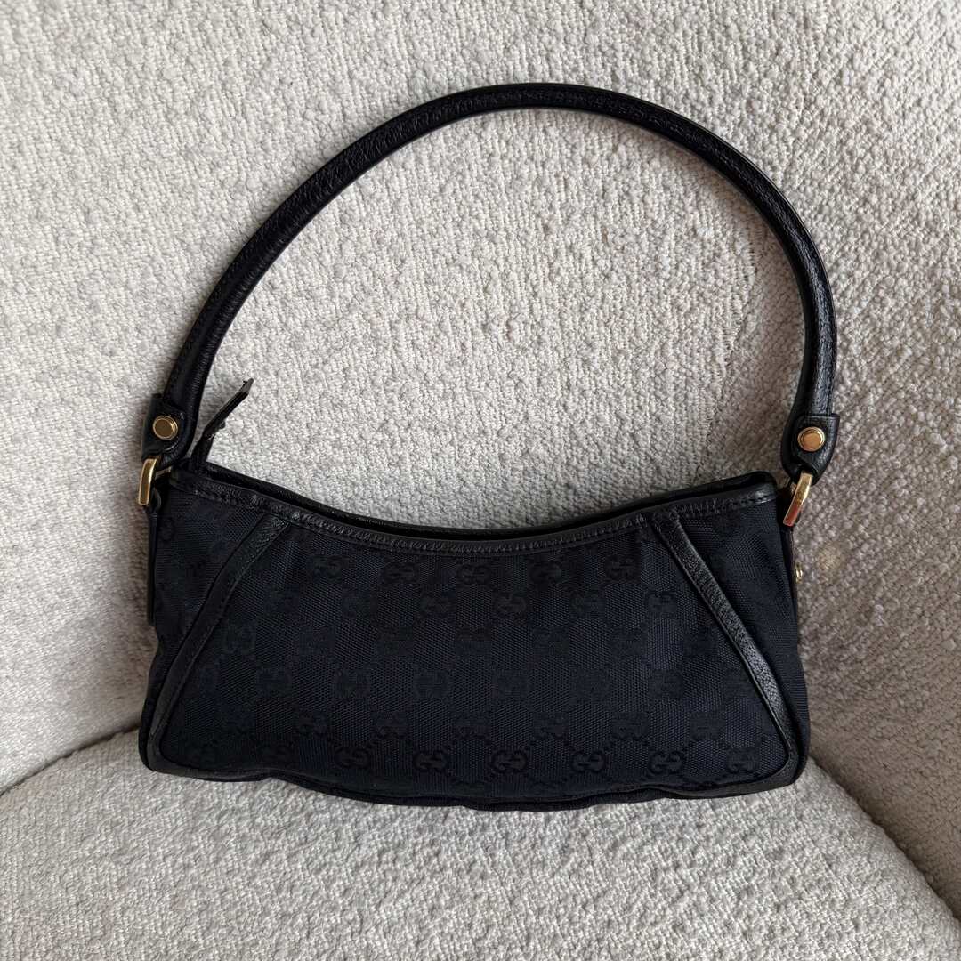 Gucci Mini Abbey D Ring Black Shoulder Bag