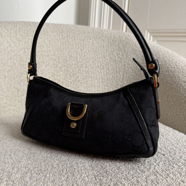 Gucci Mini Abbey D Ring Black Shoulder Bag