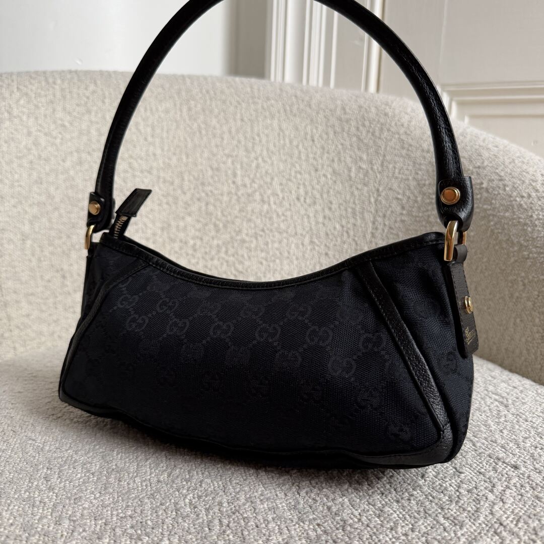 Gucci Mini Abbey D Ring Black Shoulder Bag