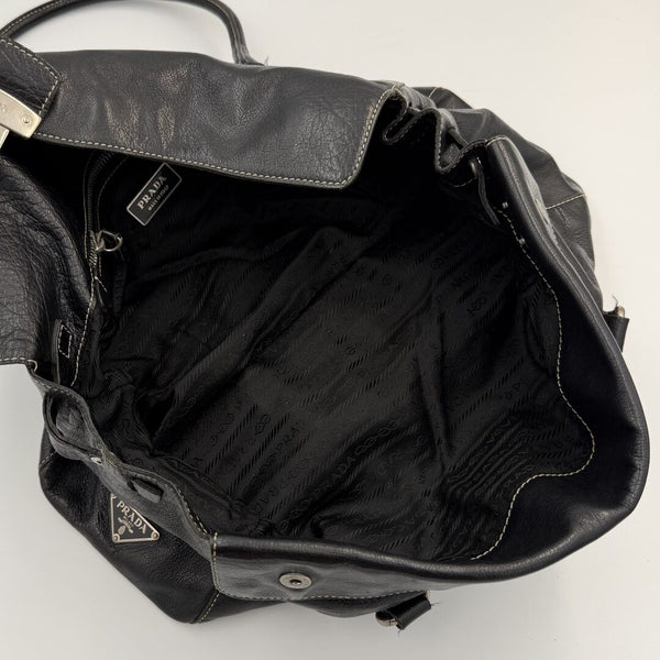 Prada Easy Leather Black Shoulder Bag