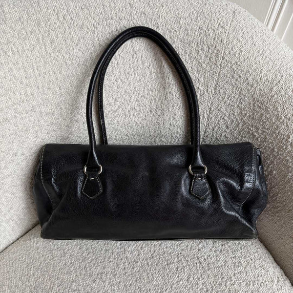 Prada Easy Leather Black Shoulder Bag