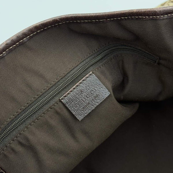 Gucci GG Canvas Abbey Brown Tote Bag