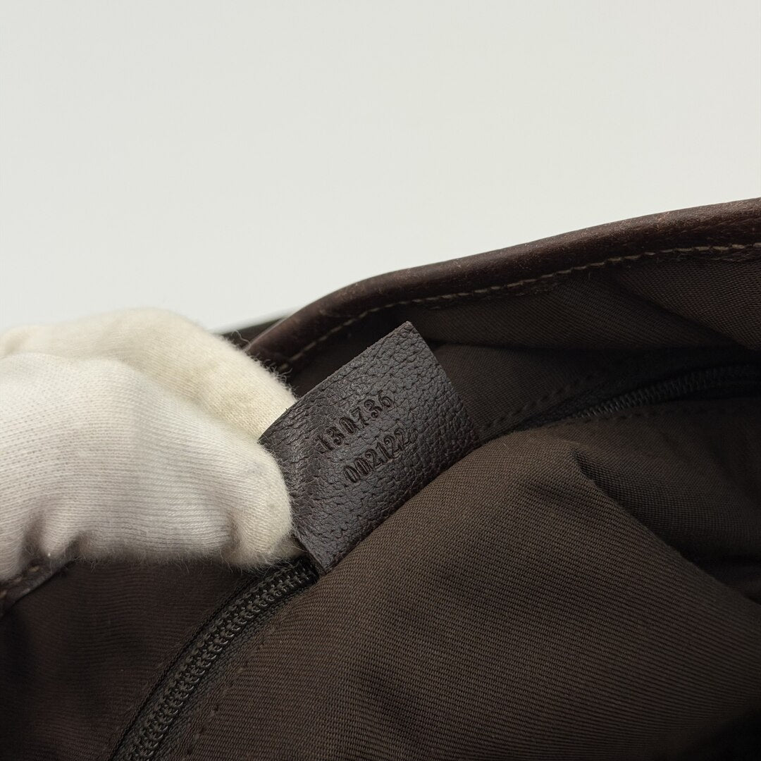 Gucci GG Canvas Abbey Brown Tote Bag