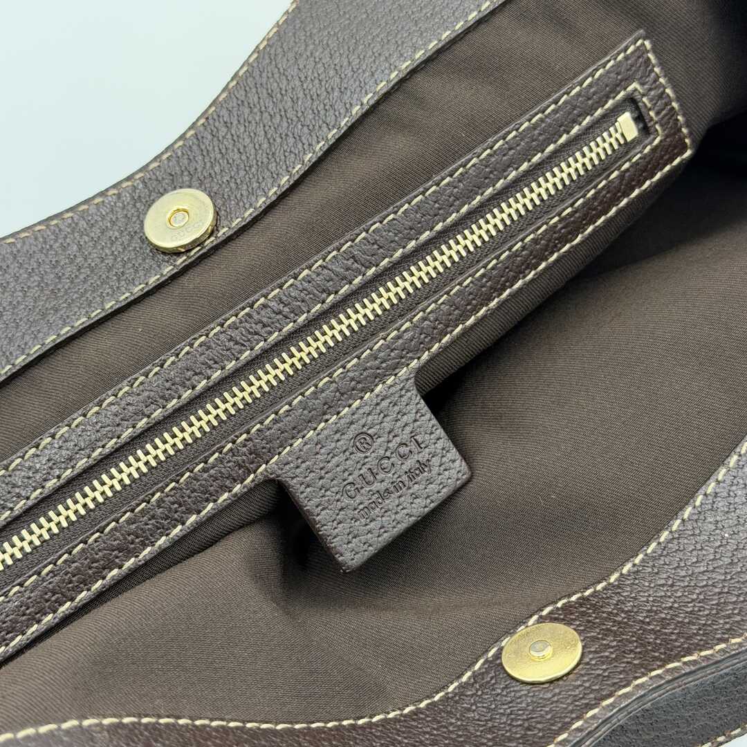 Gucci GG Monogram Canvas Brown Tote Bag