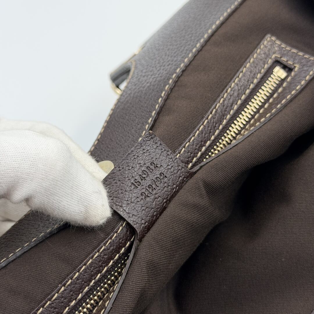 Gucci GG Monogram Canvas Brown Tote Bag