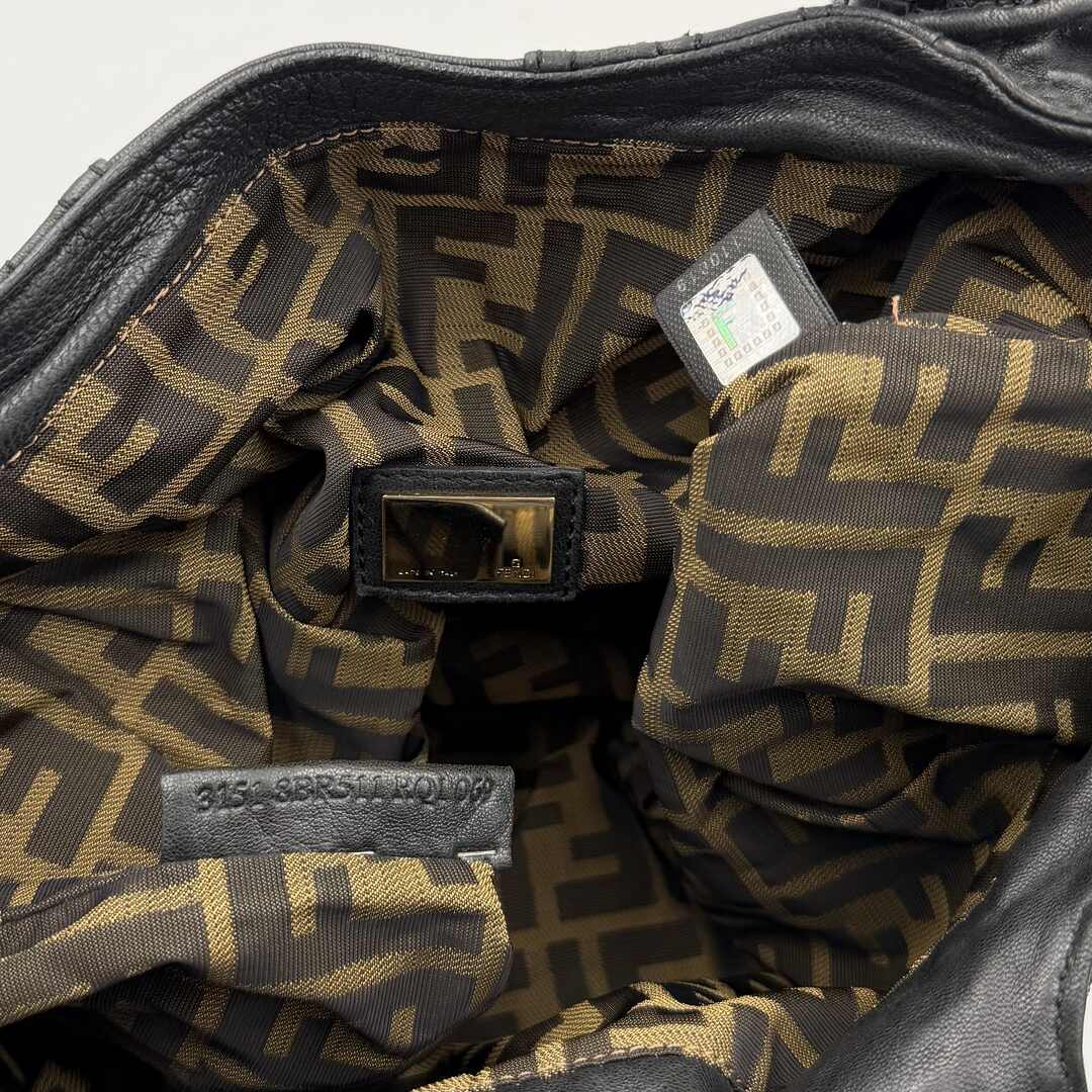 Fendi Spy Black Leather Handbag