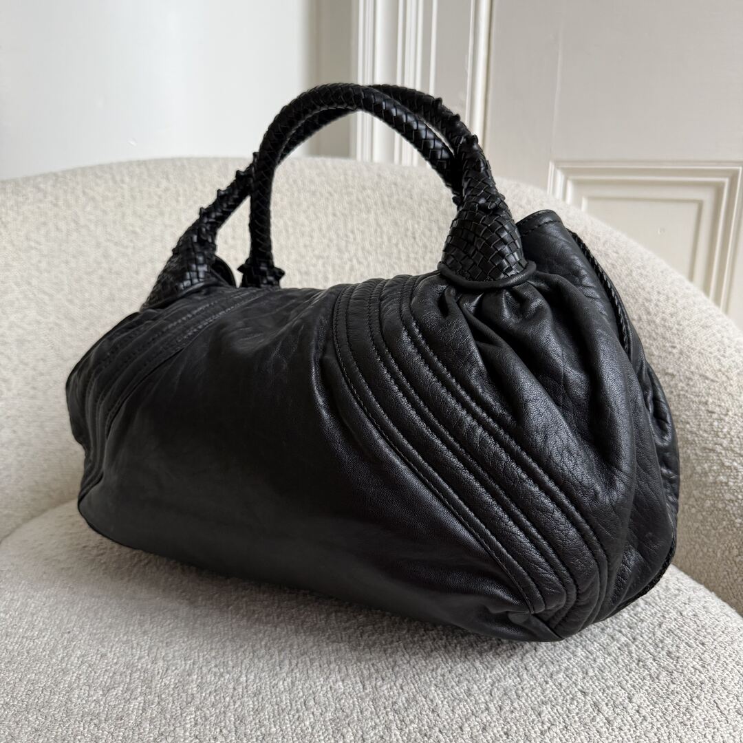 Fendi Spy Black Leather Handbag