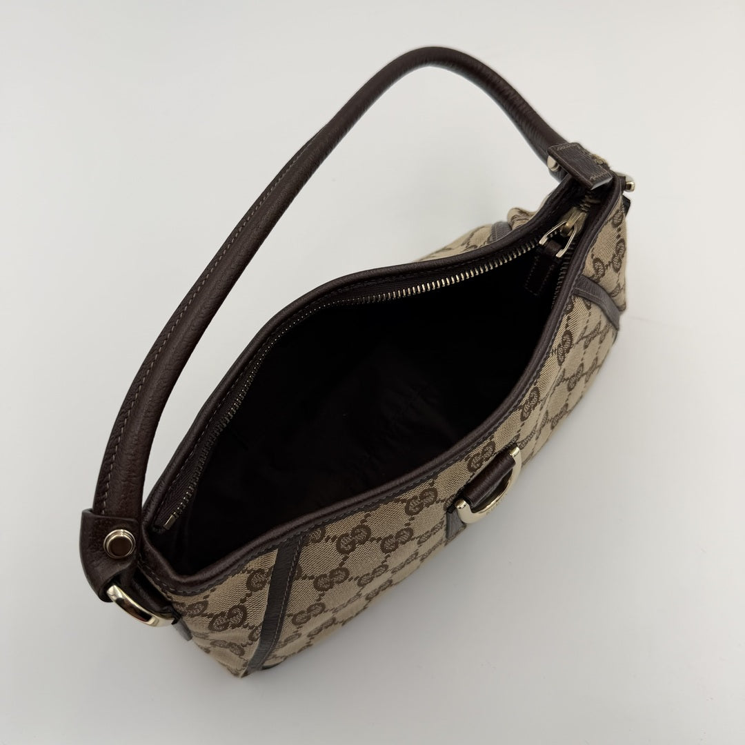Gucci Mini Abbey D Ring Brown Shoulder Bag