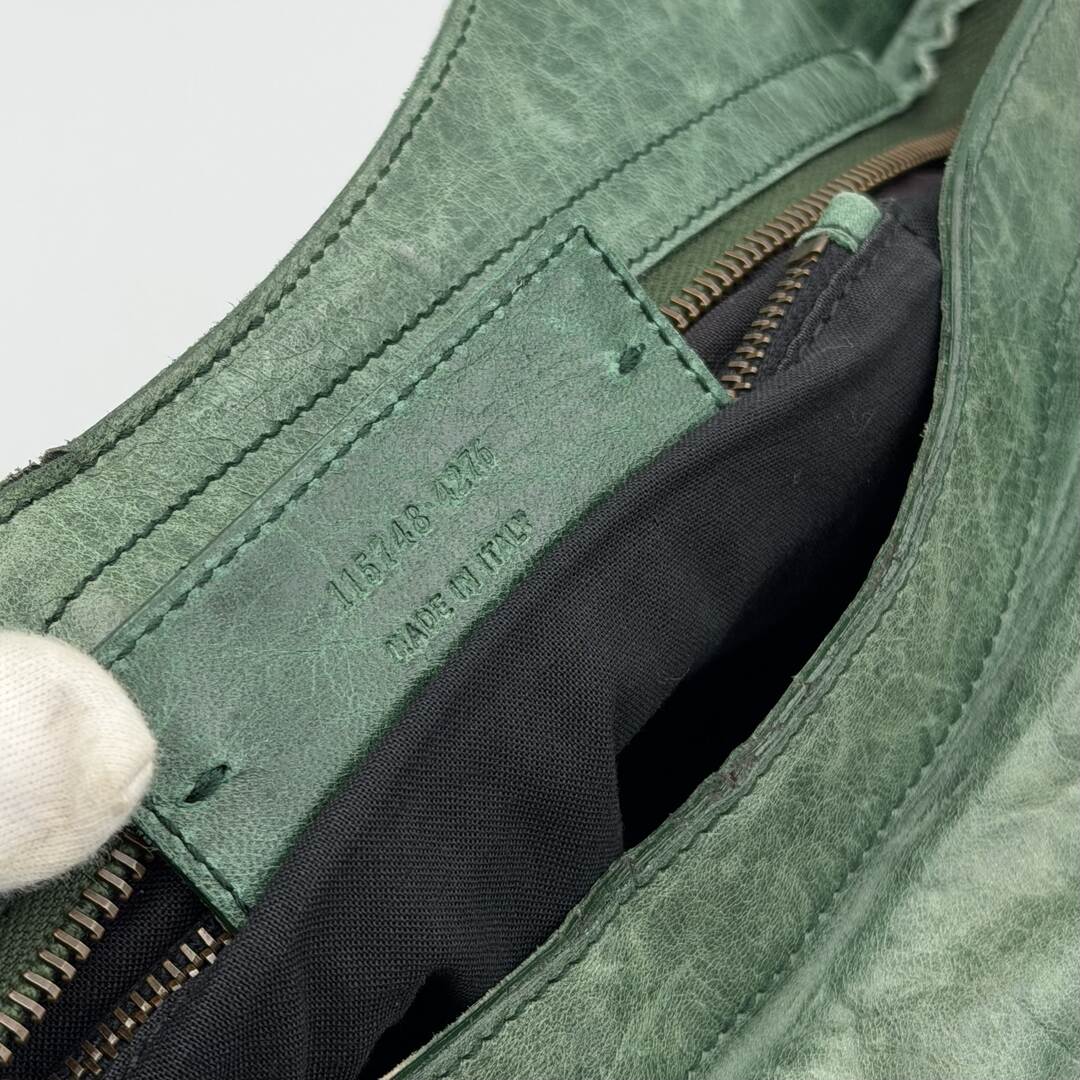 2006 Balenciaga The City Leather Green Bag