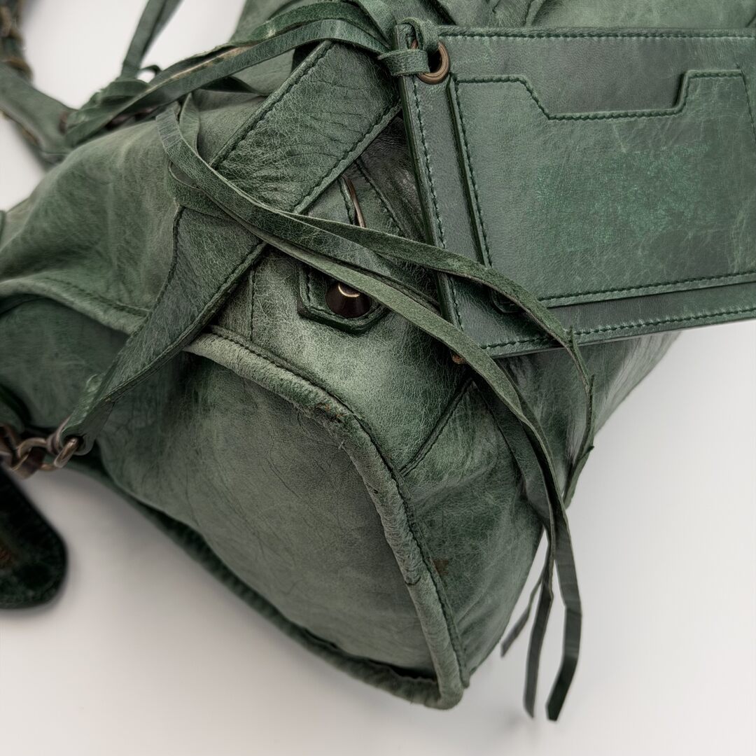 2006 Balenciaga The City Leather Green Bag