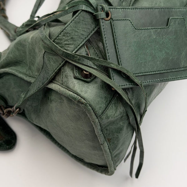 2006 Balenciaga The City Leather Green Bag