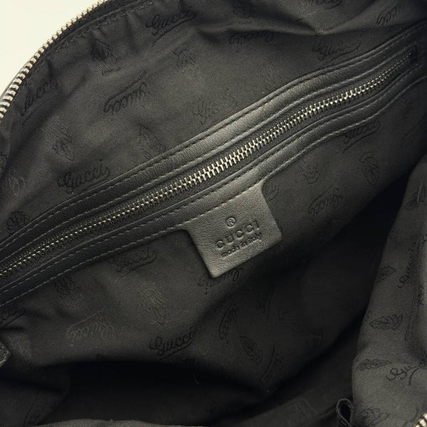Gucci Guccissima Icon Bit Black Boston Bag
