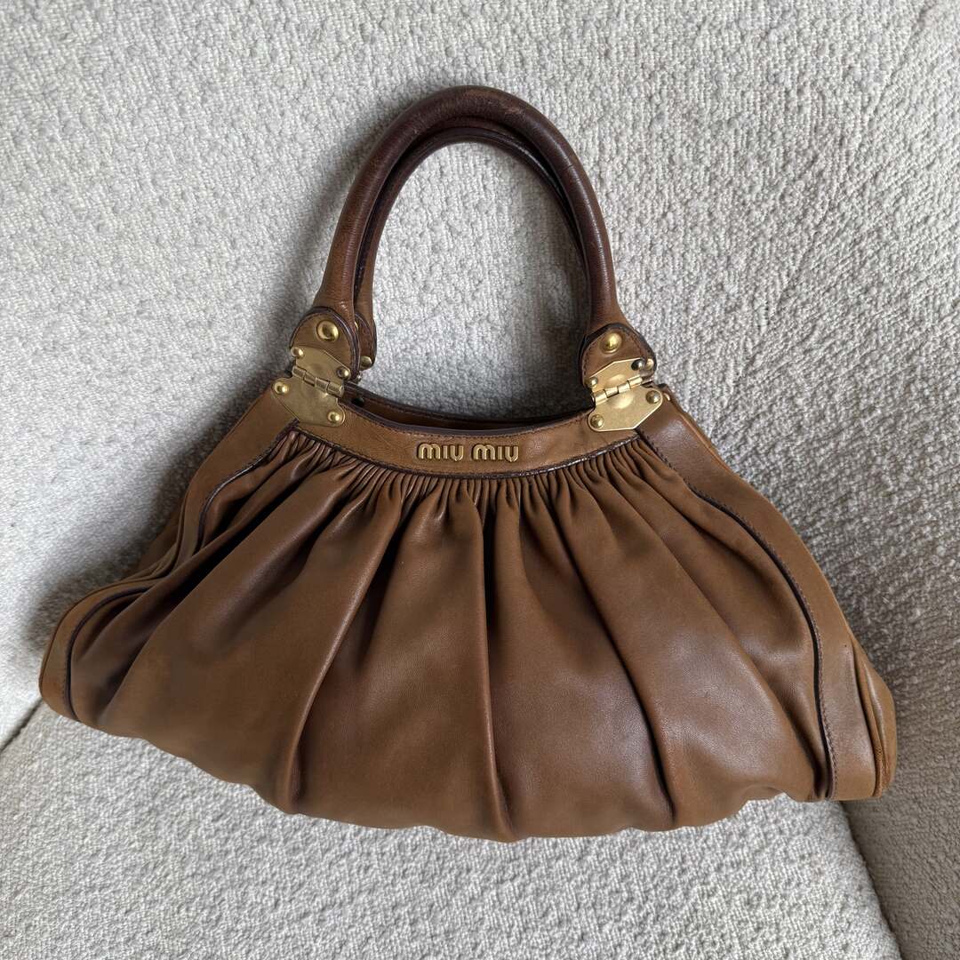 Miu Miu Brown Leather Handbag