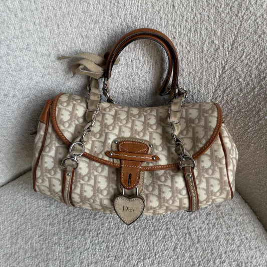Dior Romantique Trotter Cream Shoulder Bag