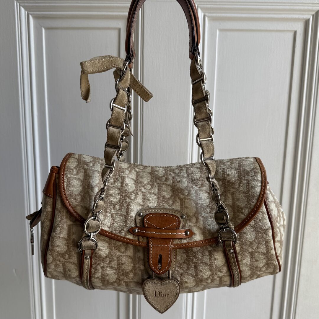Dior Romantique Trotter Cream Shoulder Bag