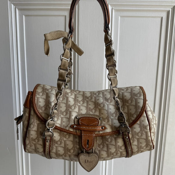 Dior Romantique Trotter Cream Shoulder Bag