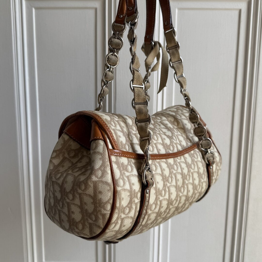 Dior Romantique Trotter Cream Shoulder Bag