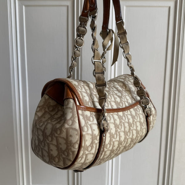 Dior Romantique Trotter Cream Shoulder Bag