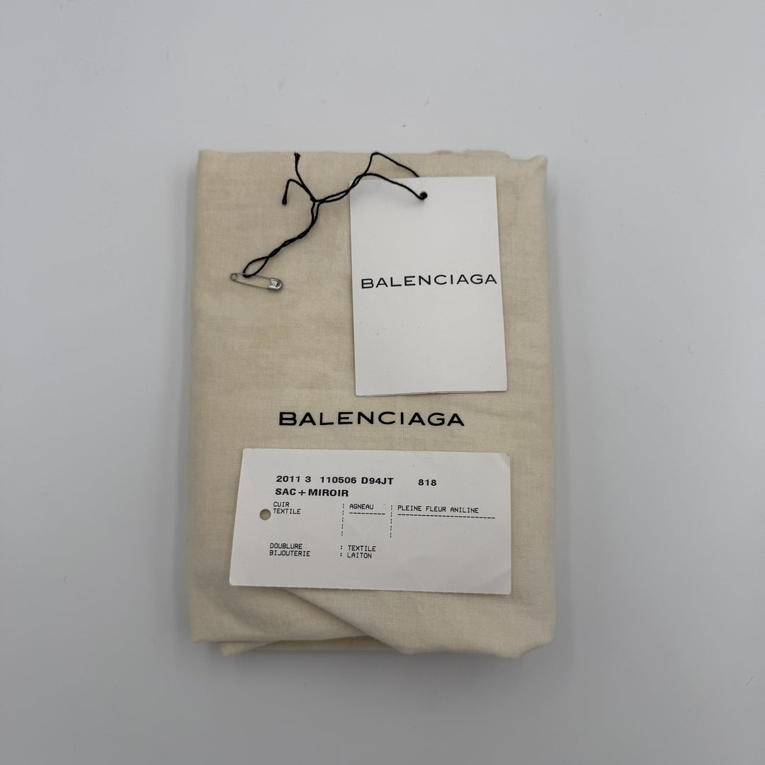 2011 Balenciaga Motocross Classic Weekender Back Leather Bag