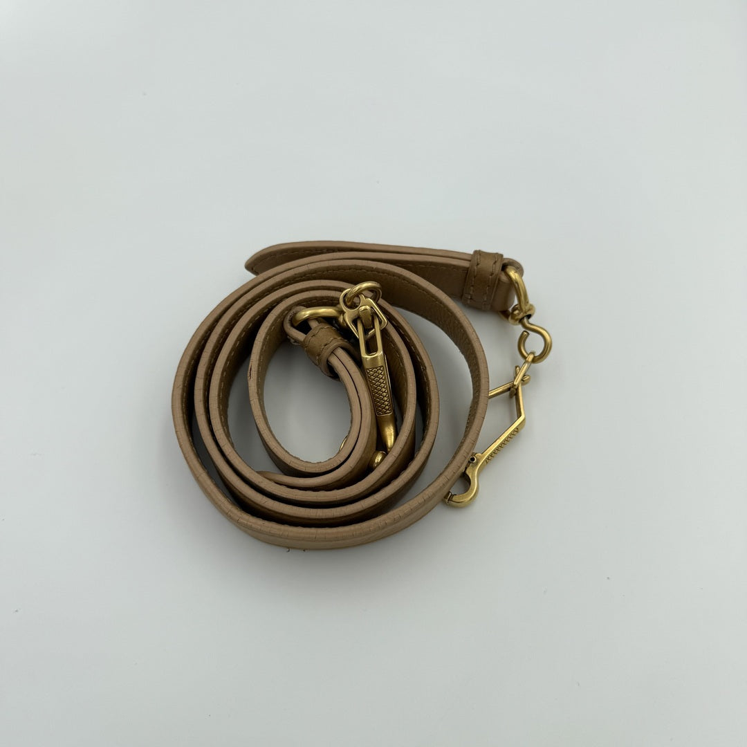 Miu Miu Vitello Beige Leather Handbag