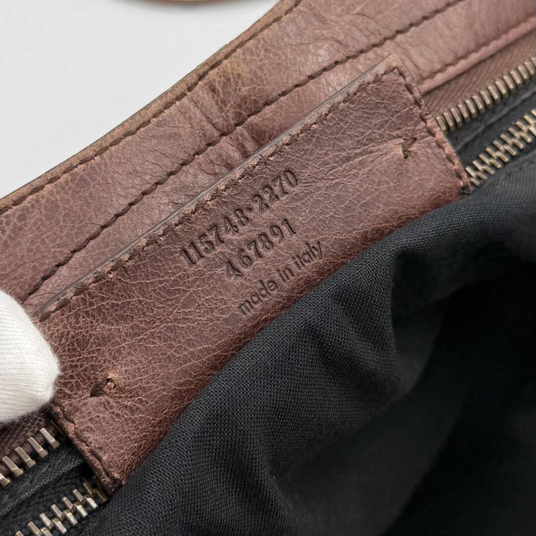 2010 Balenciaga City Leather Brown Handbag
