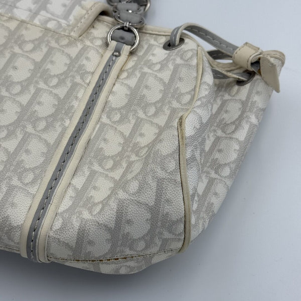 Dior Romantique Trotter White Shoulder Bag