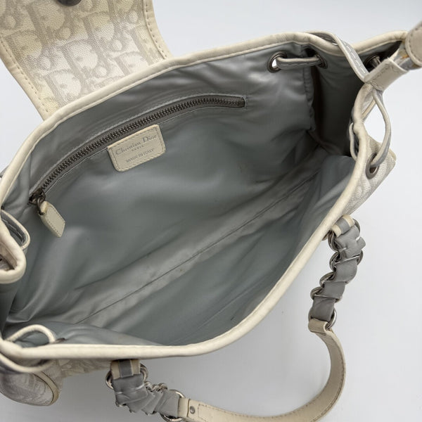 Dior Romantique Trotter White Shoulder Bag