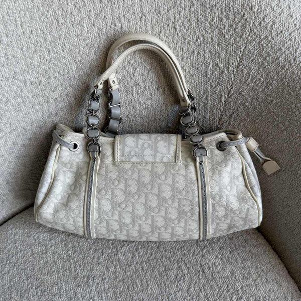 Dior Romantique Trotter White Shoulder Bag