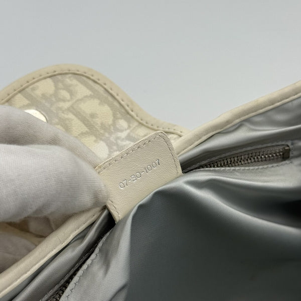 Dior Romantique Trotter White Shoulder Bag