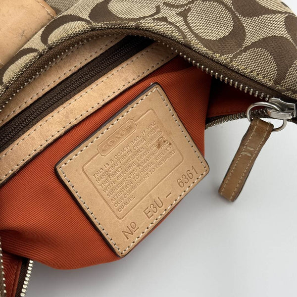 Coach Mini Hobo Buckle Tan Shoulder Bag