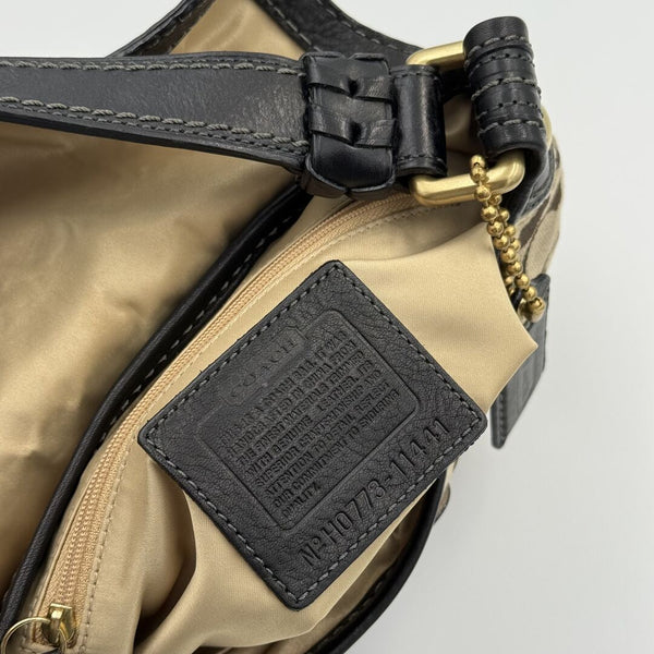 Coach 1941 Signature Black Shoulder Bag