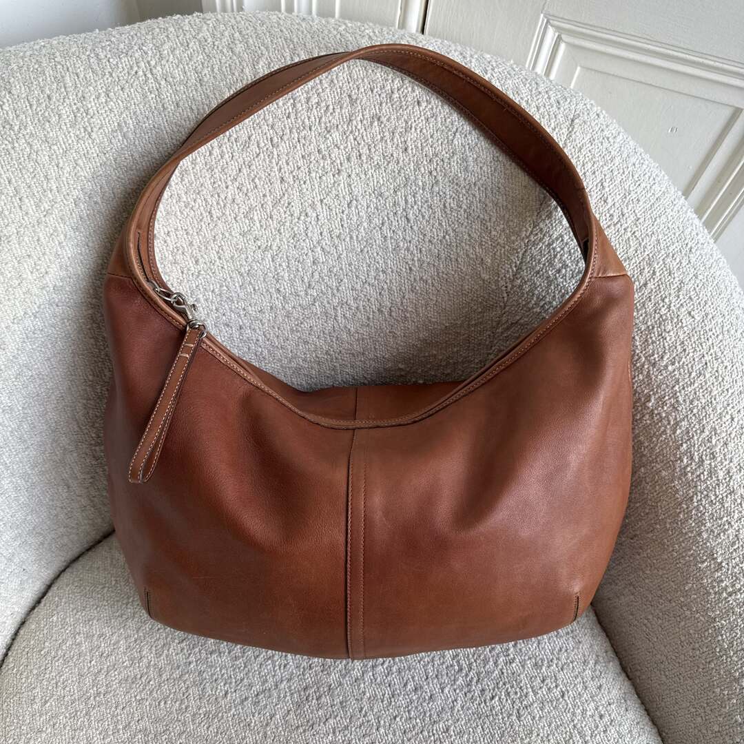 Coach Ergo Hobo Leather Brown Large Shoulder Bag