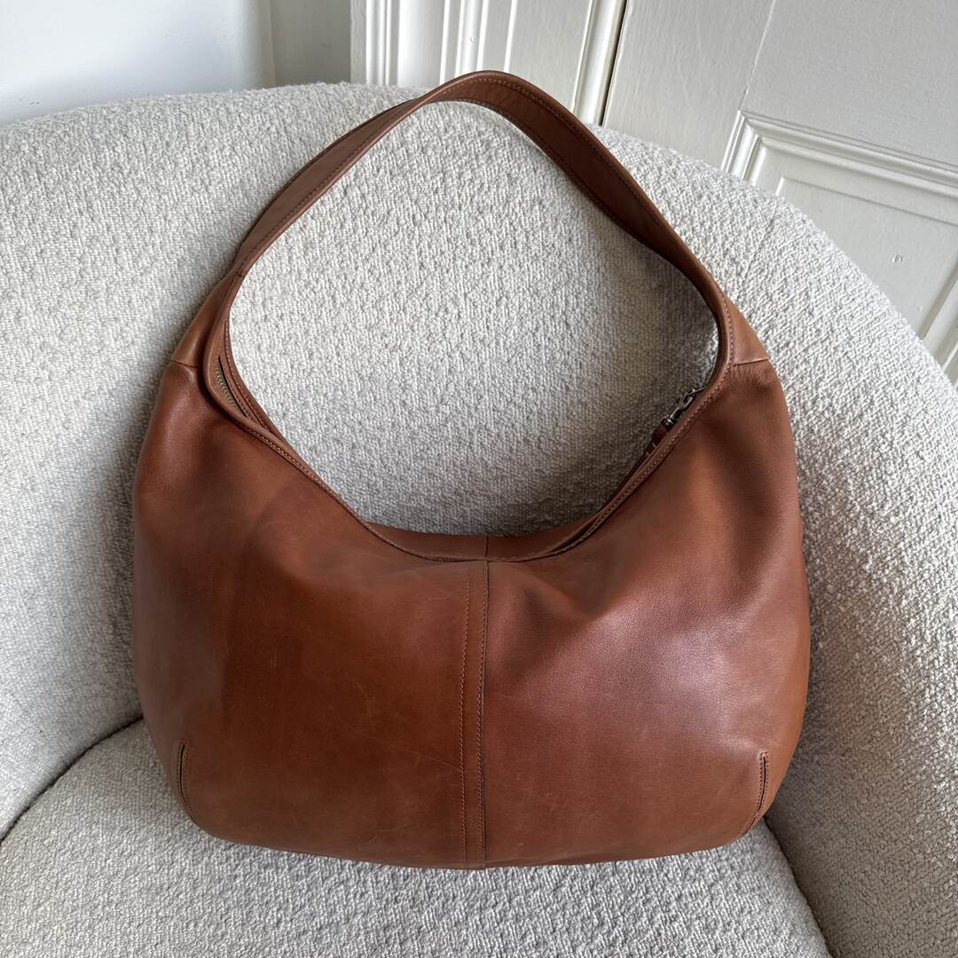 Coach Ergo Hobo Leather Brown Large Shoulder Bag
