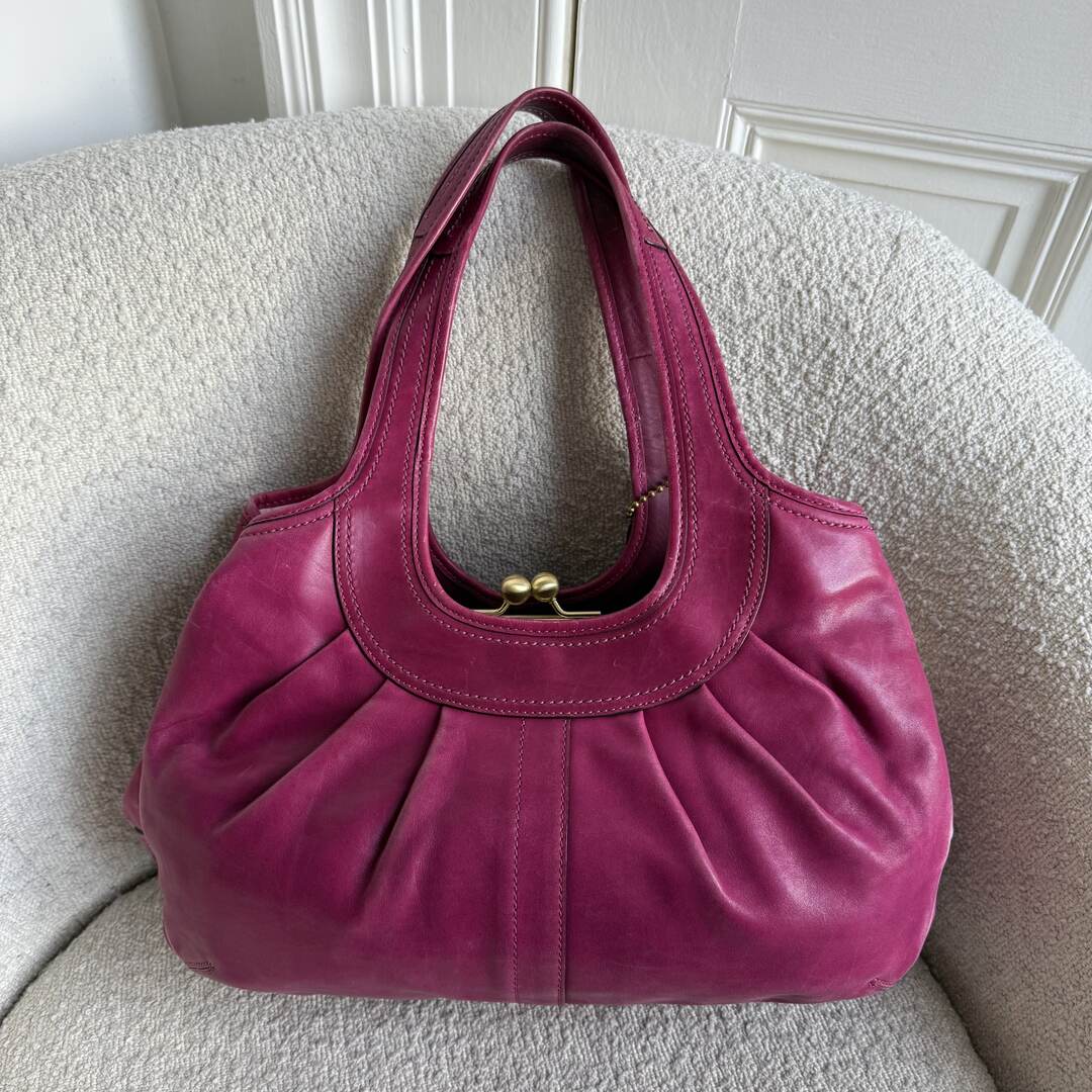 Coach Ergo Leather Pink Tote Bag