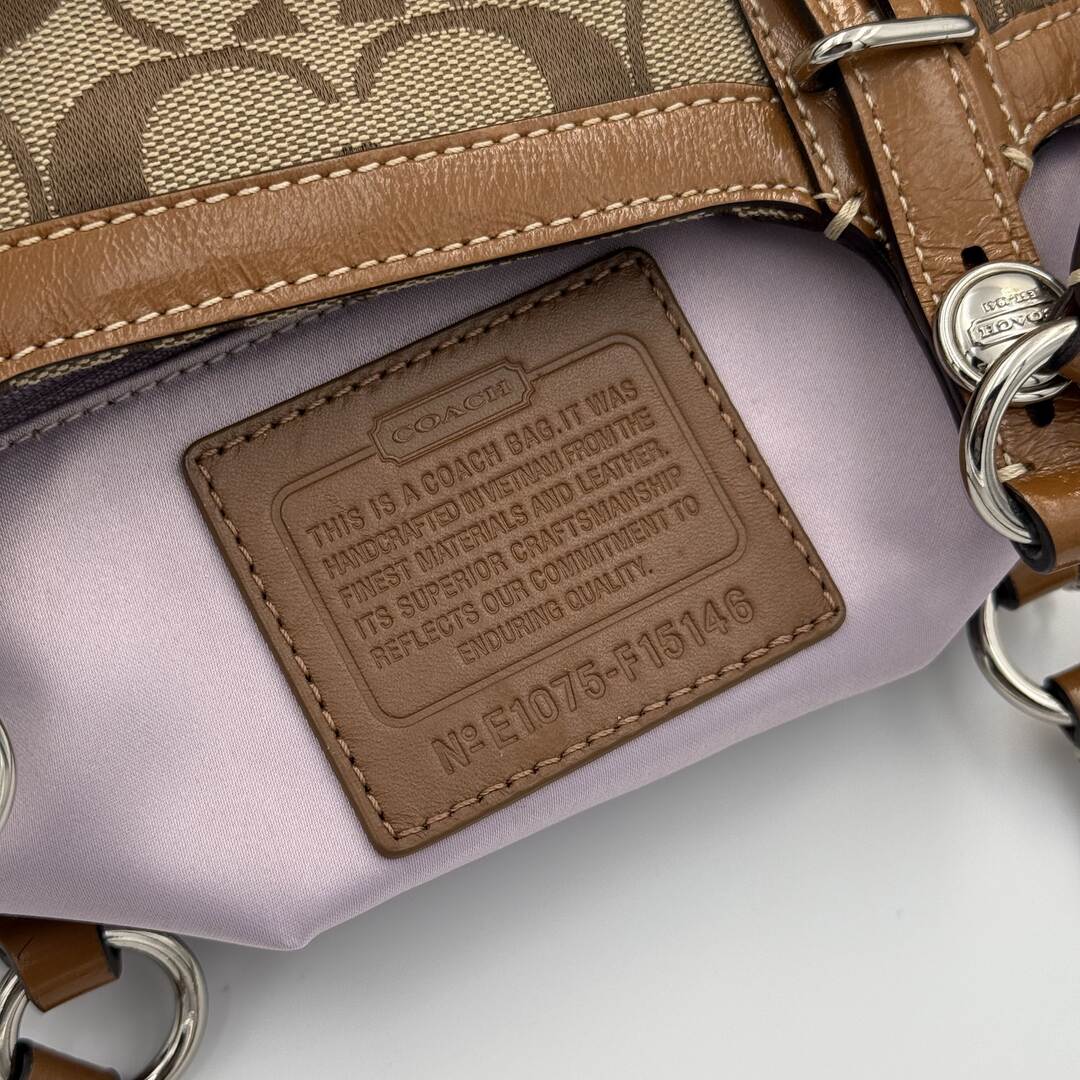 Coach Signature Brown Tote Bag
