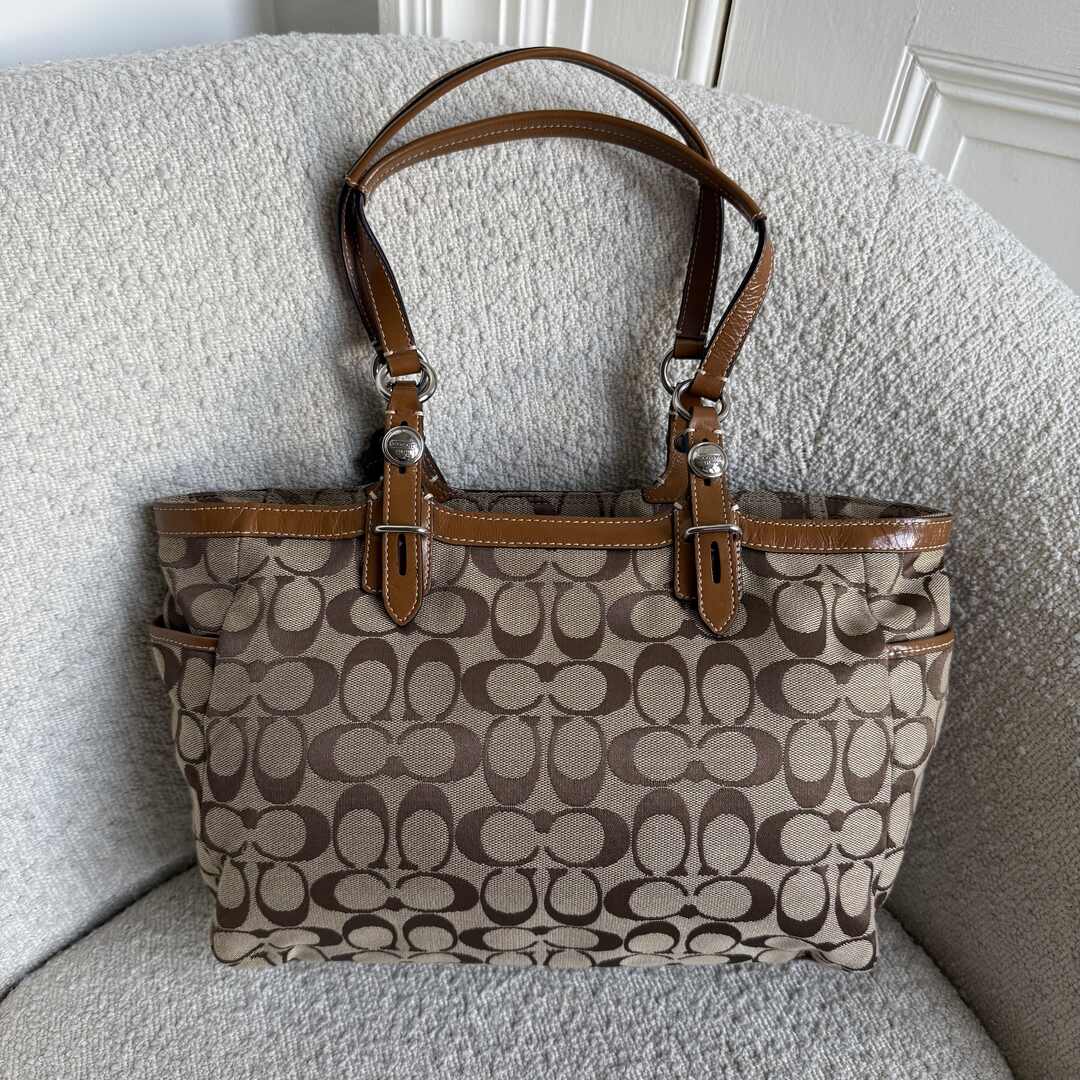 Coach Signature Brown Tote Bag