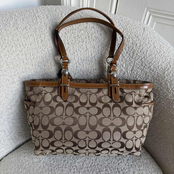 Coach Signature Brown Tote Bag