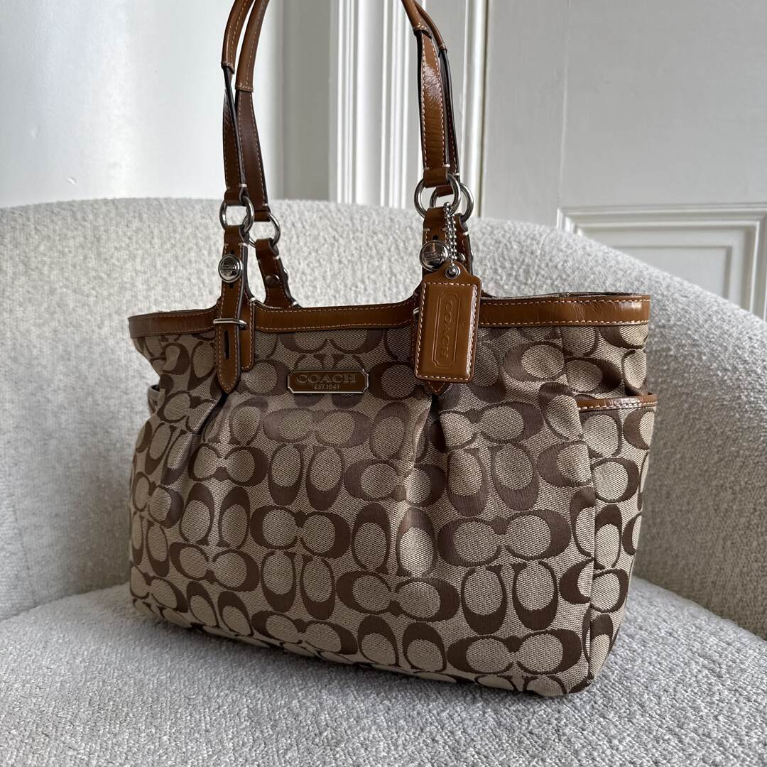 Coach Signature Brown Tote Bag