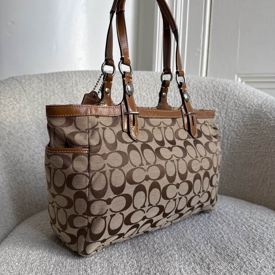 Coach Signature Brown Tote Bag