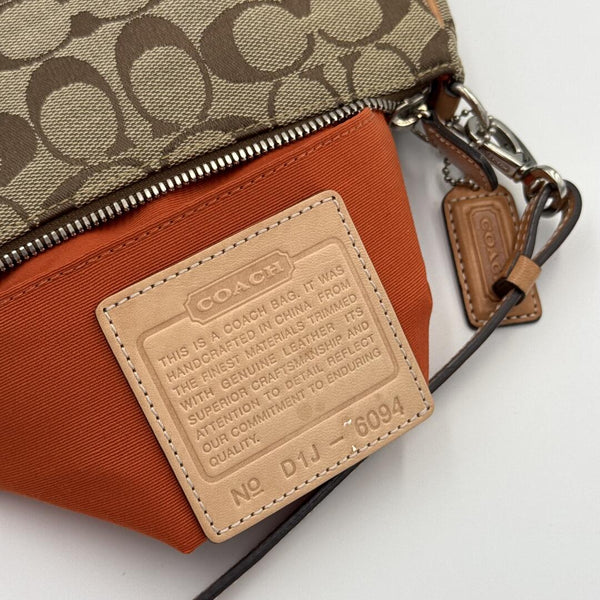 Coach Signature Demi Tan Shoulder Bag