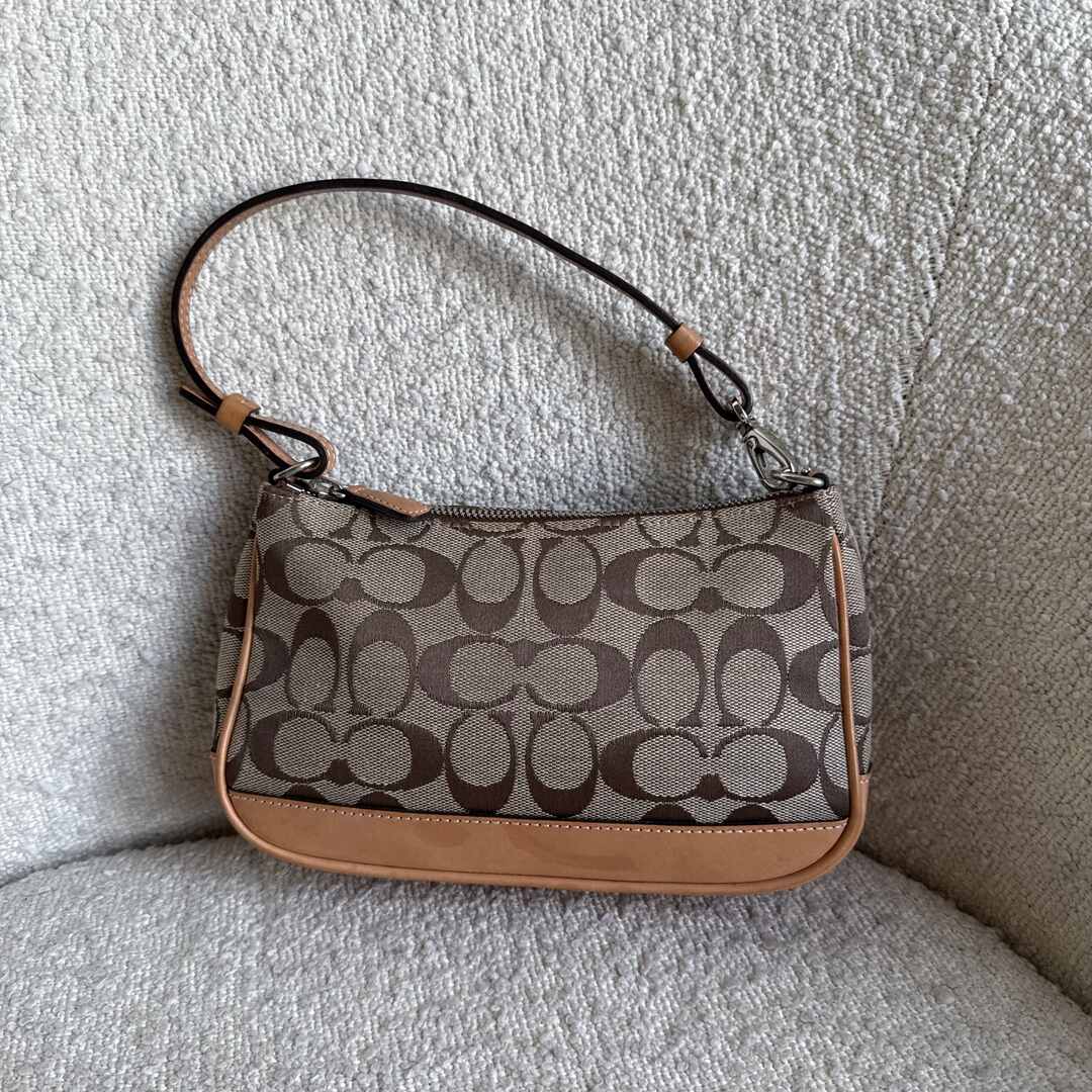 Coach Signature Demi Tan Shoulder Bag