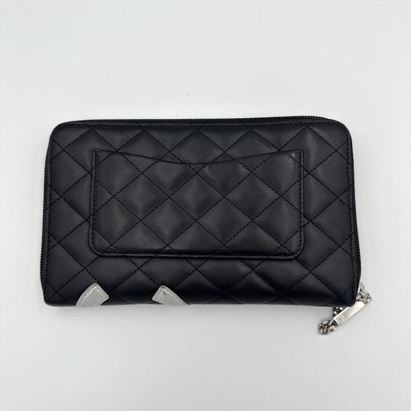 2011 Chanel CC Cambon Black Leather Wallet