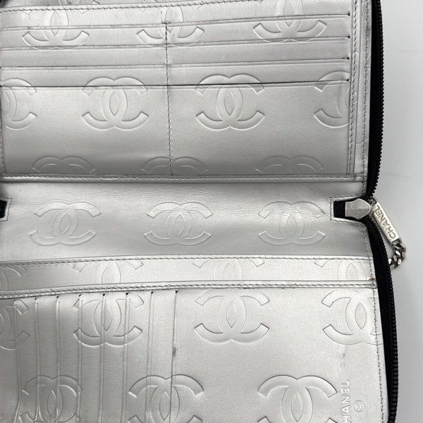 2011 Chanel CC Cambon Black Leather Wallet
