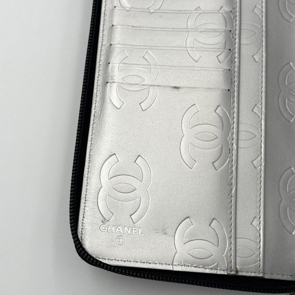 2011 Chanel CC Cambon Black Leather Wallet