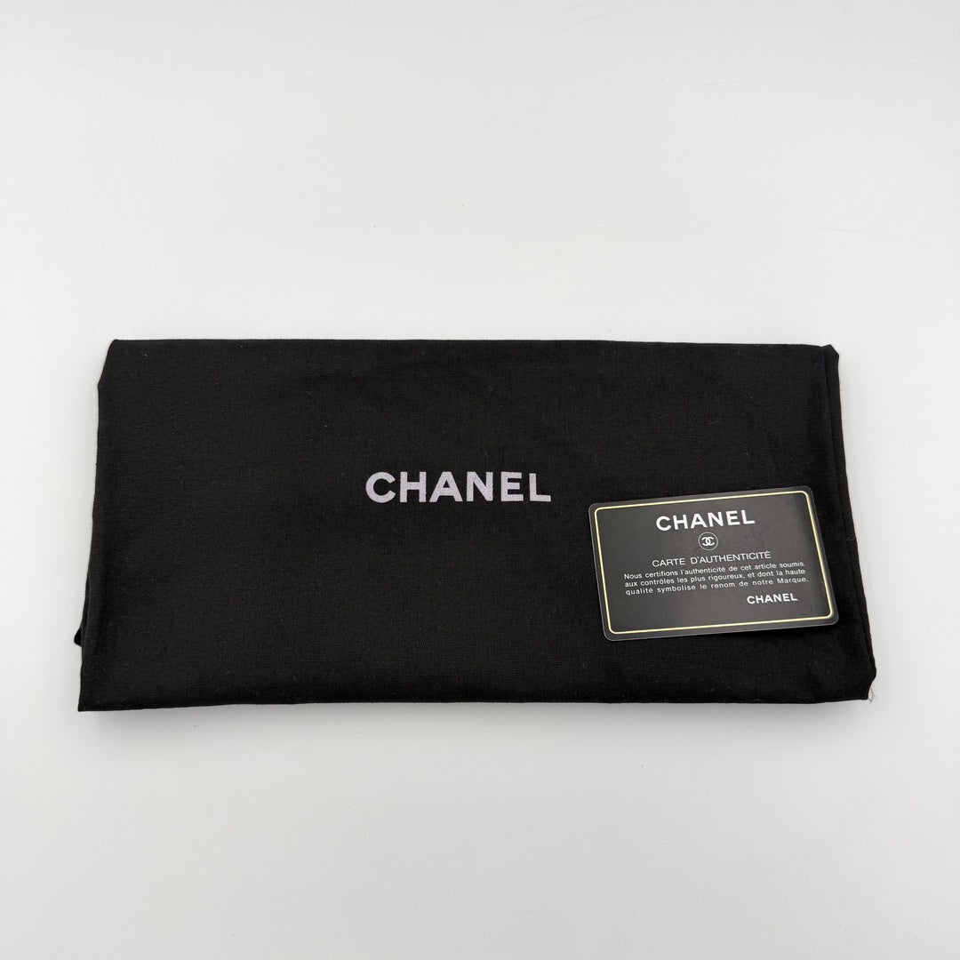 2014 Chanel CC Classic Lambskin Dark Blue Flap Shoulder Bag