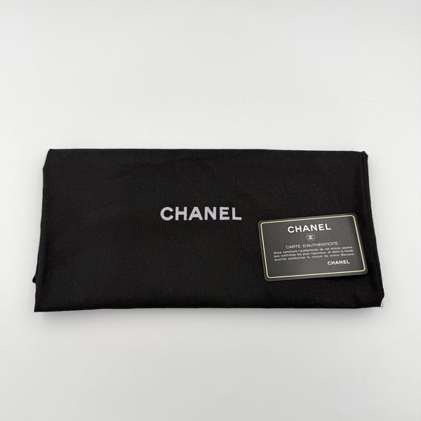 2014 Chanel CC Classic Lambskin Dark Blue Flap Shoulder Bag