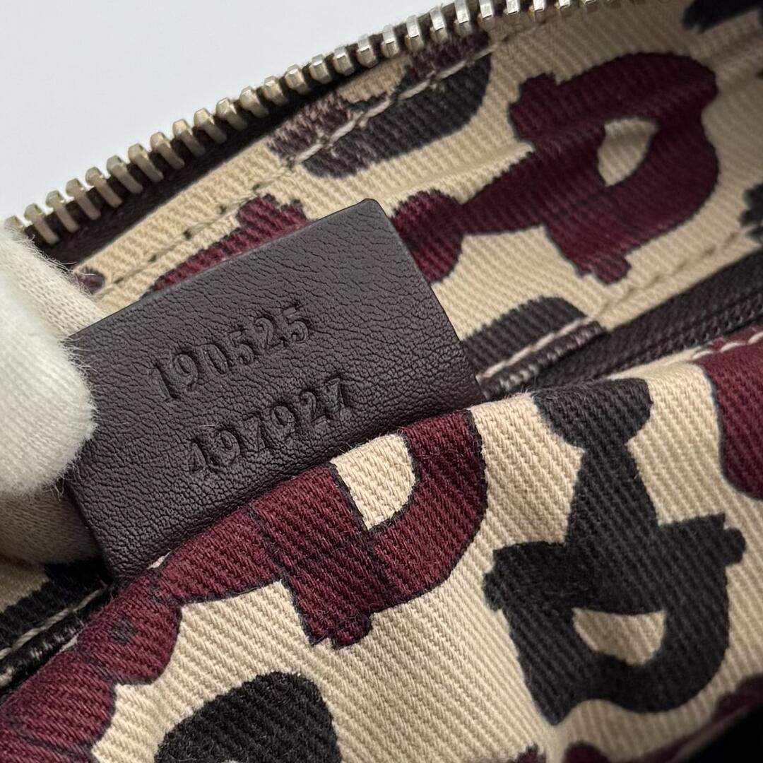 Gucci Guccissima Abbey Brown Shoulder Bag