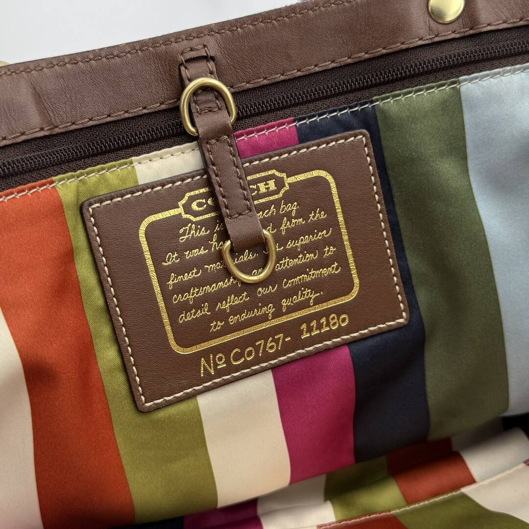 Coach Signature Denim Tote Bag