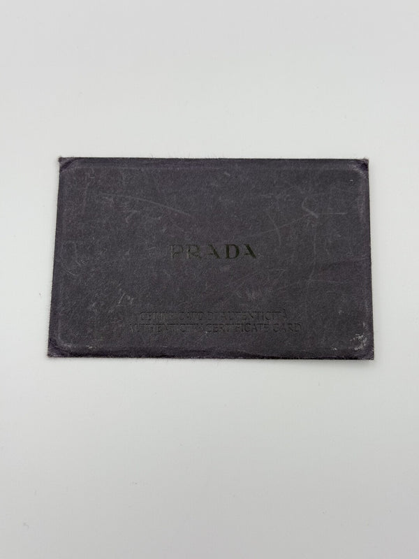 Prada Vitello Daino Leather Black Tote Bag