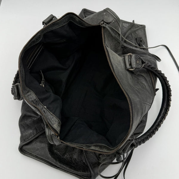 2008 Balenciaga The City Black Large Handbag